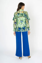 Emerald Grace Ruffle Top