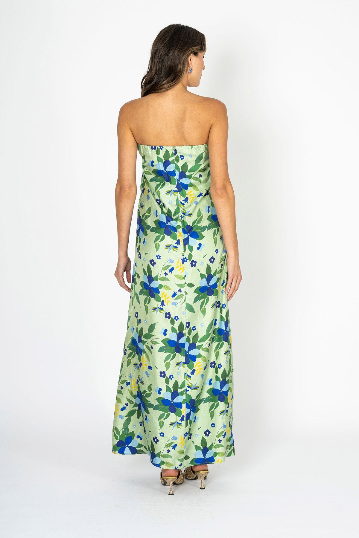 Emerald Grace Strapless Dress