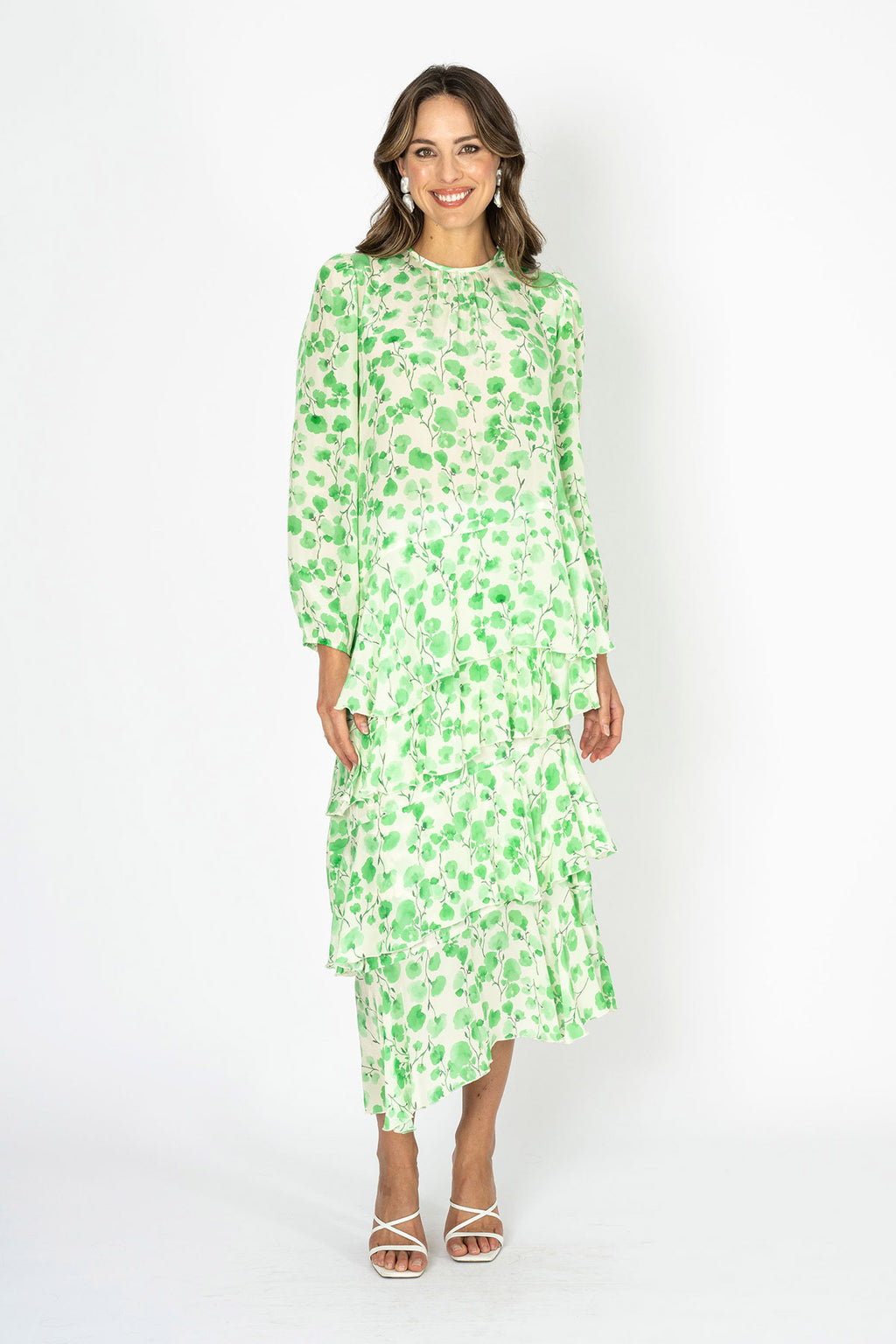 Flocelle Ruffle Travel Skirt, Top and Cami with Tie-Belt