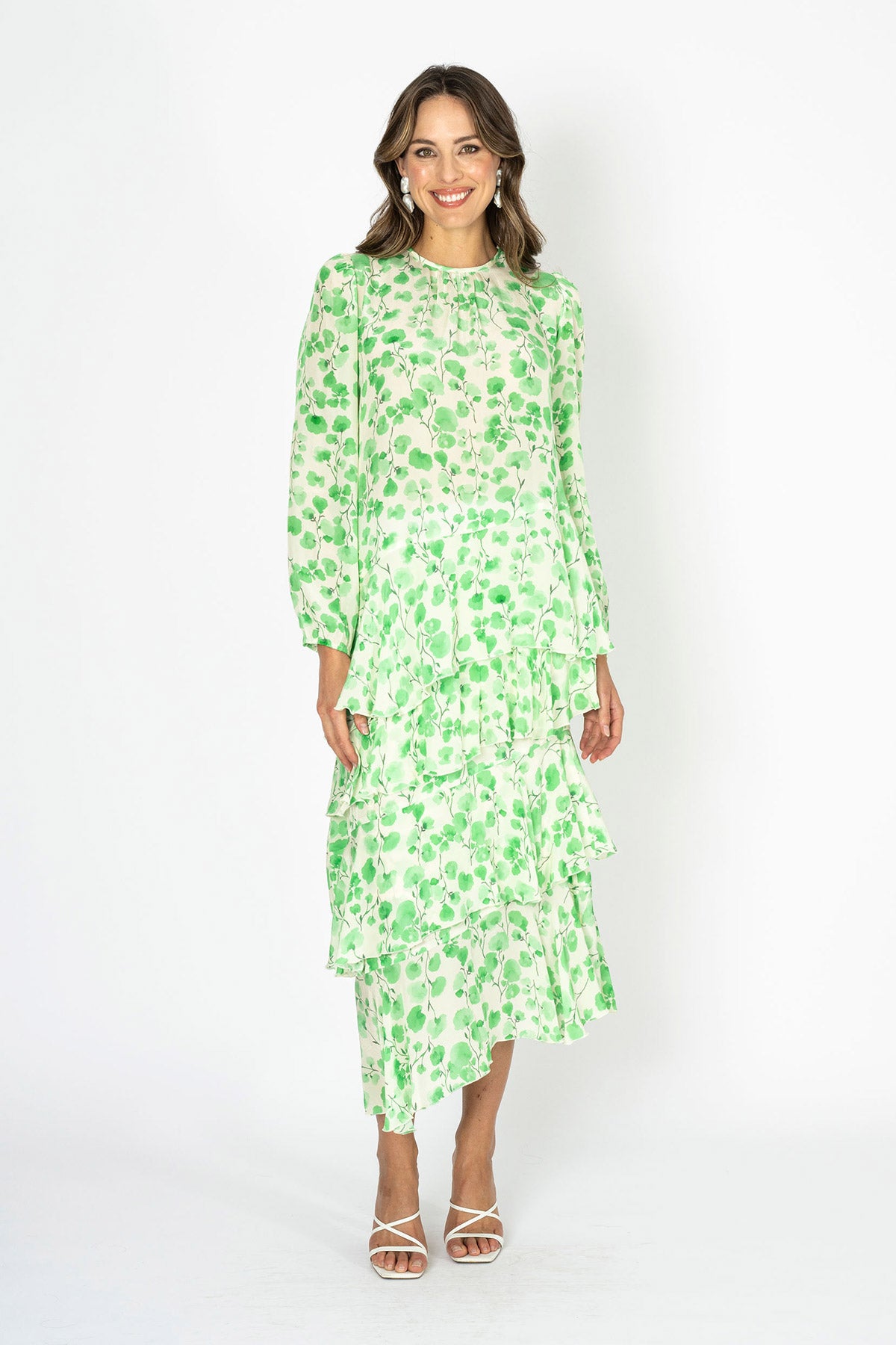 Flocelle Ruffle Travel Skirt, Top and Cami with Tie-Belt