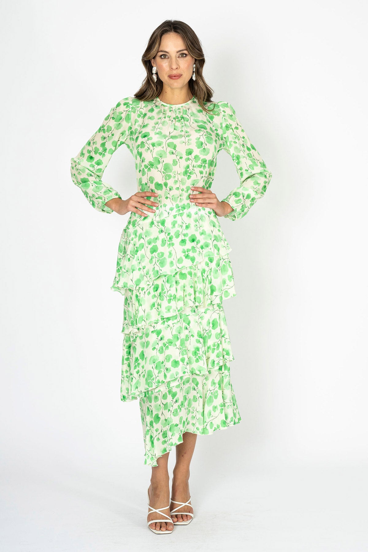 Flocelle Ruffle Travel Skirt, Top and Cami with Tie-Belt