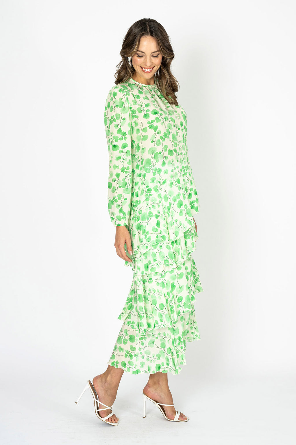 Flocelle Ruffle Travel Skirt, Top and Cami with Tie-Belt