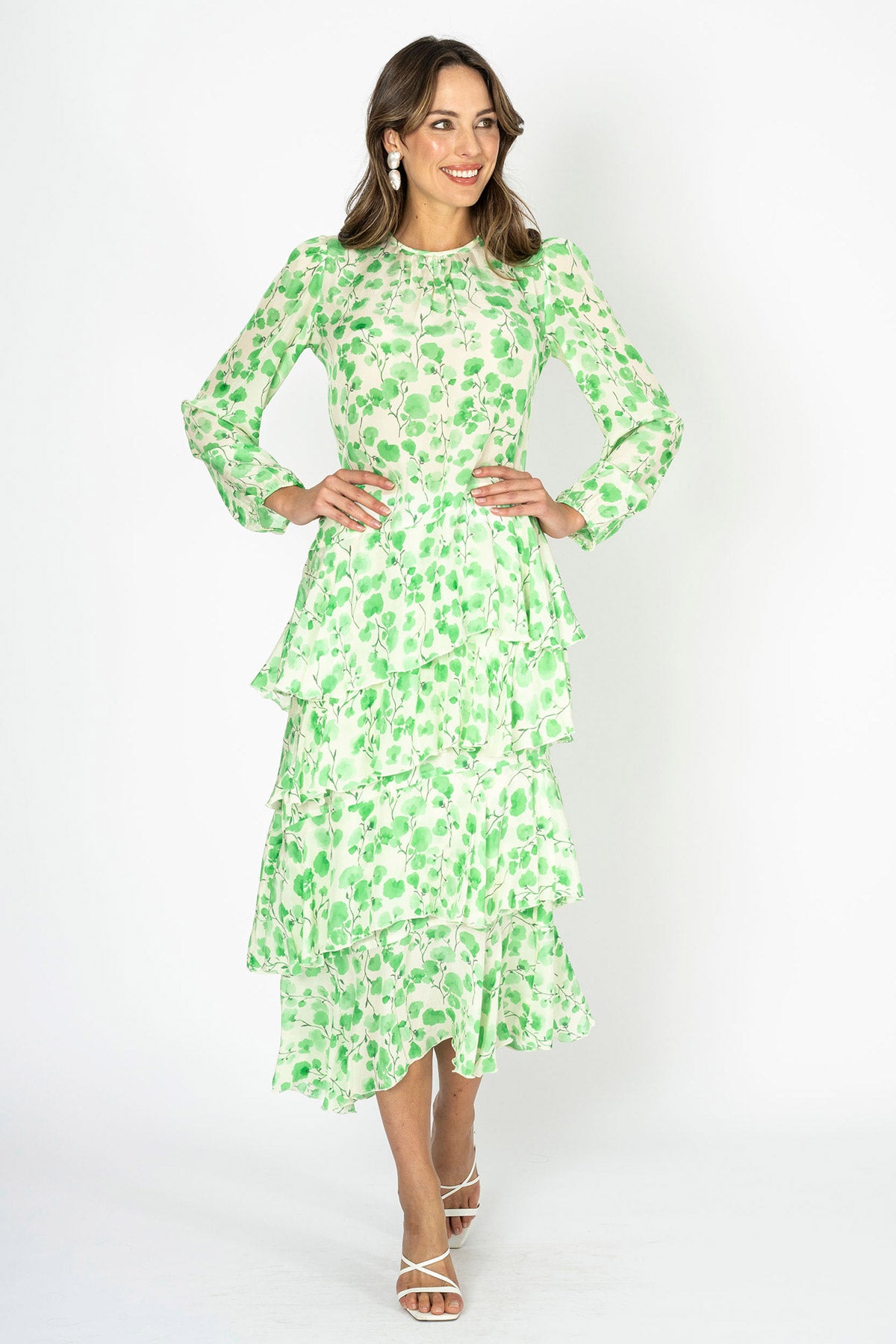 Flocelle Ruffle Travel Skirt, Top and Cami with Tie-Belt