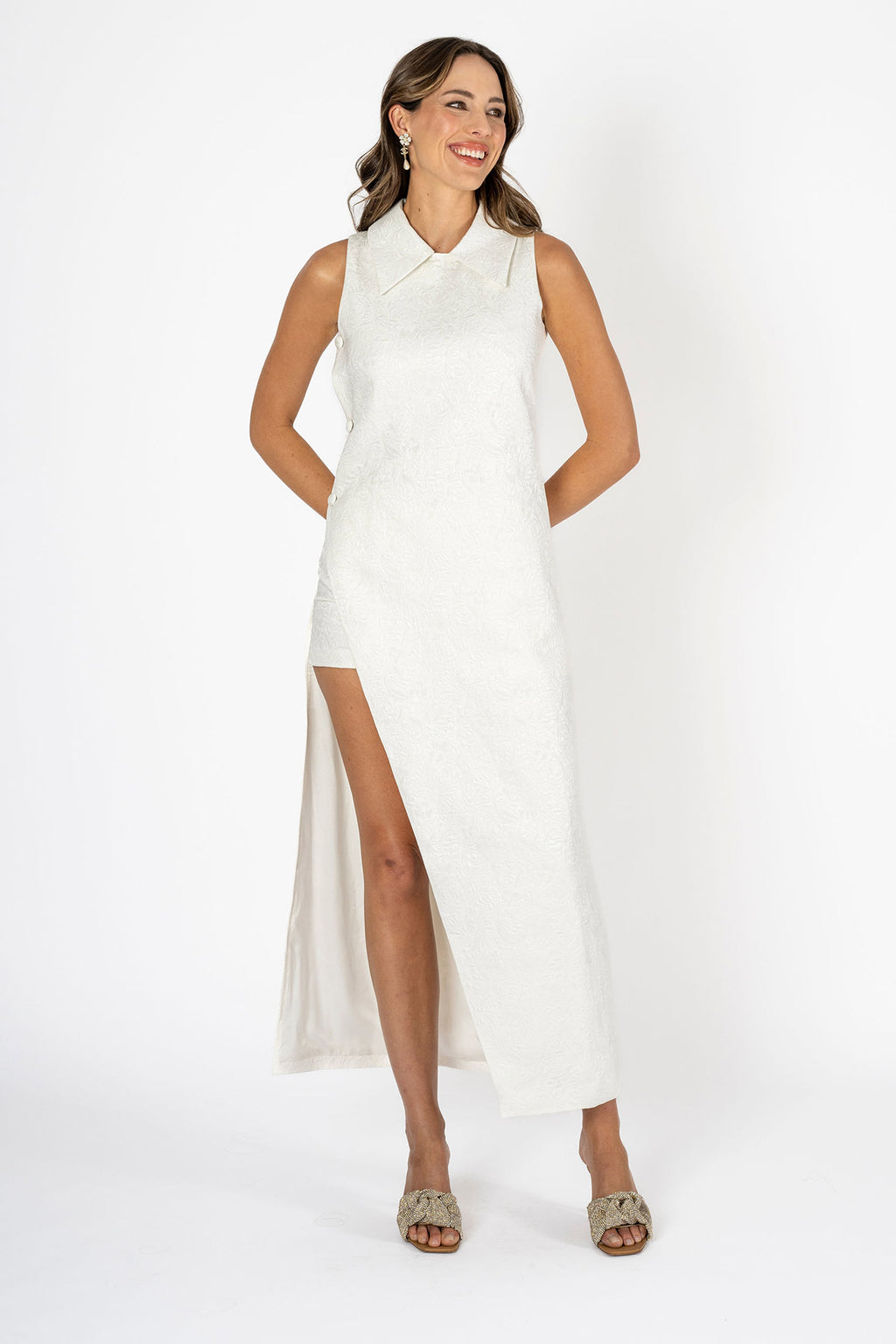 Givenchy Duchess Ivory Brocade Dress and Shorts