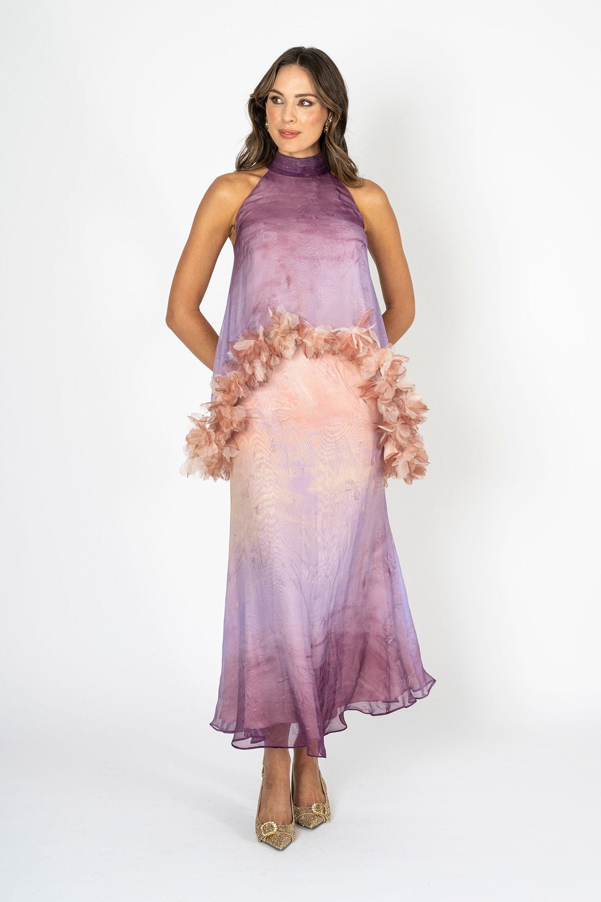 Magnolia Mist Skirt and Top with Lining & Trim